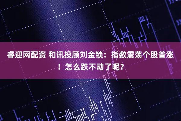 睿迎网配资 和讯投顾刘金锁：指数震荡个股普涨！怎么跌不动了呢？
